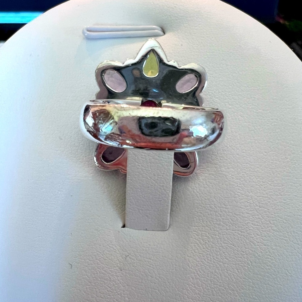 Multi gemstone ring - Picture 4 of 6